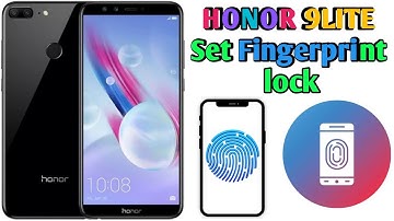 How to setup Fingerprint Lock HONOR 9LITE phone /pin/pattern/password || Tadrish infoTech ||