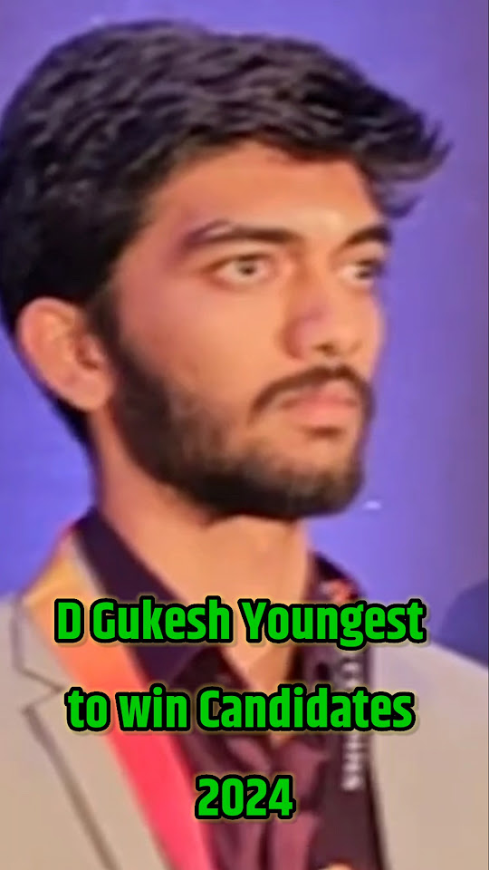 D Gukesh wins Candidates 2025 Makes History as Youngest to win FIDE Candidates 2025 shorts