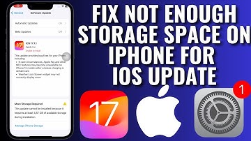 How To Fix Not Enough Storage Space On iPhone For IOs Update