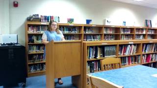 COM 181 Speech 3: Persuasive (Caroline Morrison)