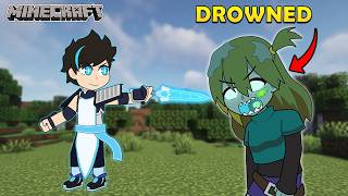 AGNES TURNS INTO DROWNED! - Minecraft Animation