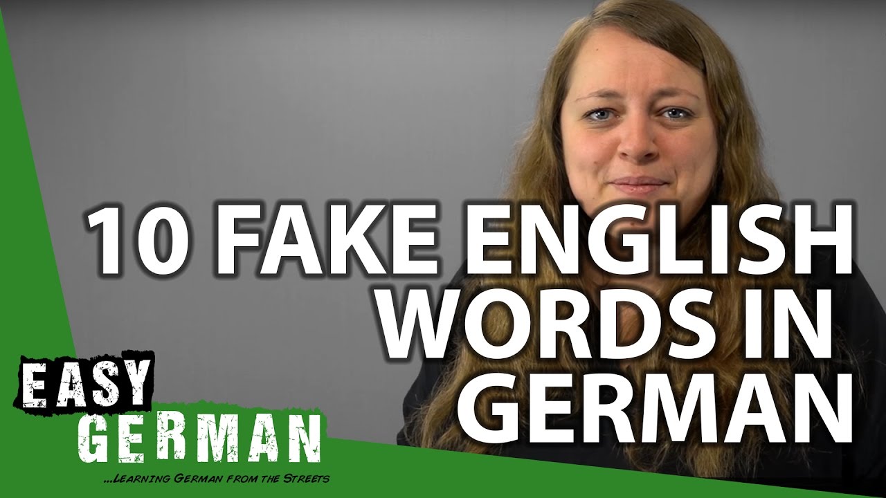 10 Fake English Words In German German Basic Phrases 35 YouTube