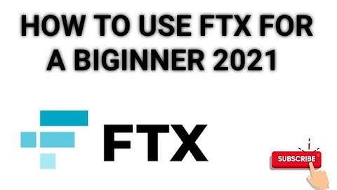 HOW TO USE FTX TRADING PLATFORM 2021(INTRODUCTION)