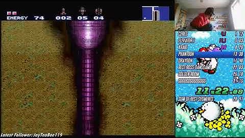 Super Metroid Project Base 0.73 Any% in 30.36