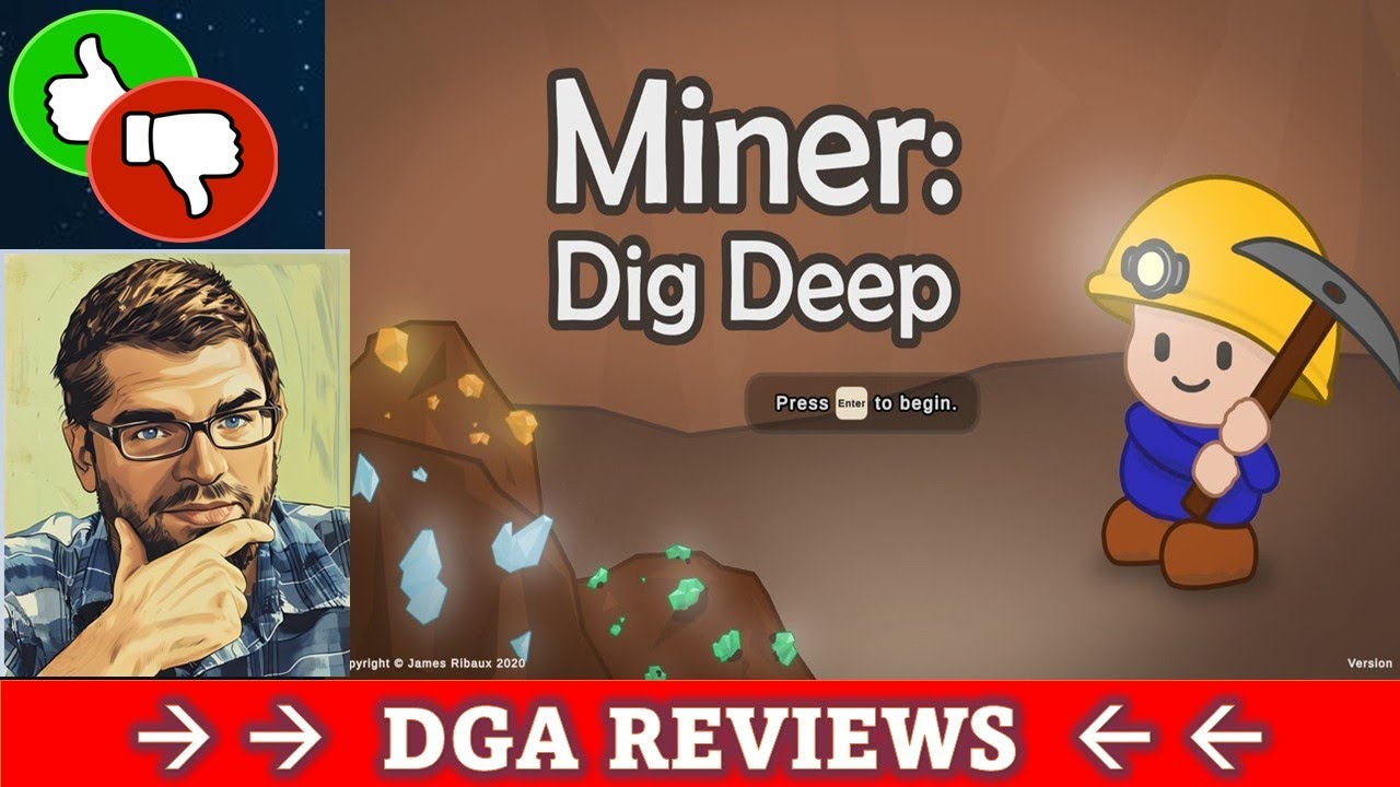 Dad on a Budget: Miner: Dig Deep Review - YouTube