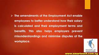 Payslip from Payroll Singapore : Employment Act - Amendments to the Employment Act screenshot 1