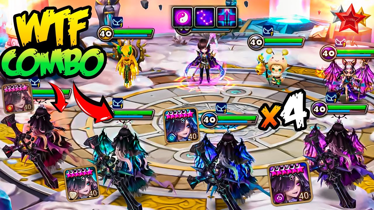 He Confuses Enemies with QUADRUPLE SPECTER PRINCESS - Summoners War