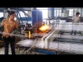 Solar water heater vacum tube manufacturing.