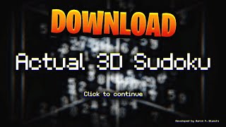 Actual 3D Sudoku Download Android & iOS screenshot 2