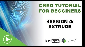 Creo Tutorial | Creo Tutorial For Beginners Session 4 - Extrude