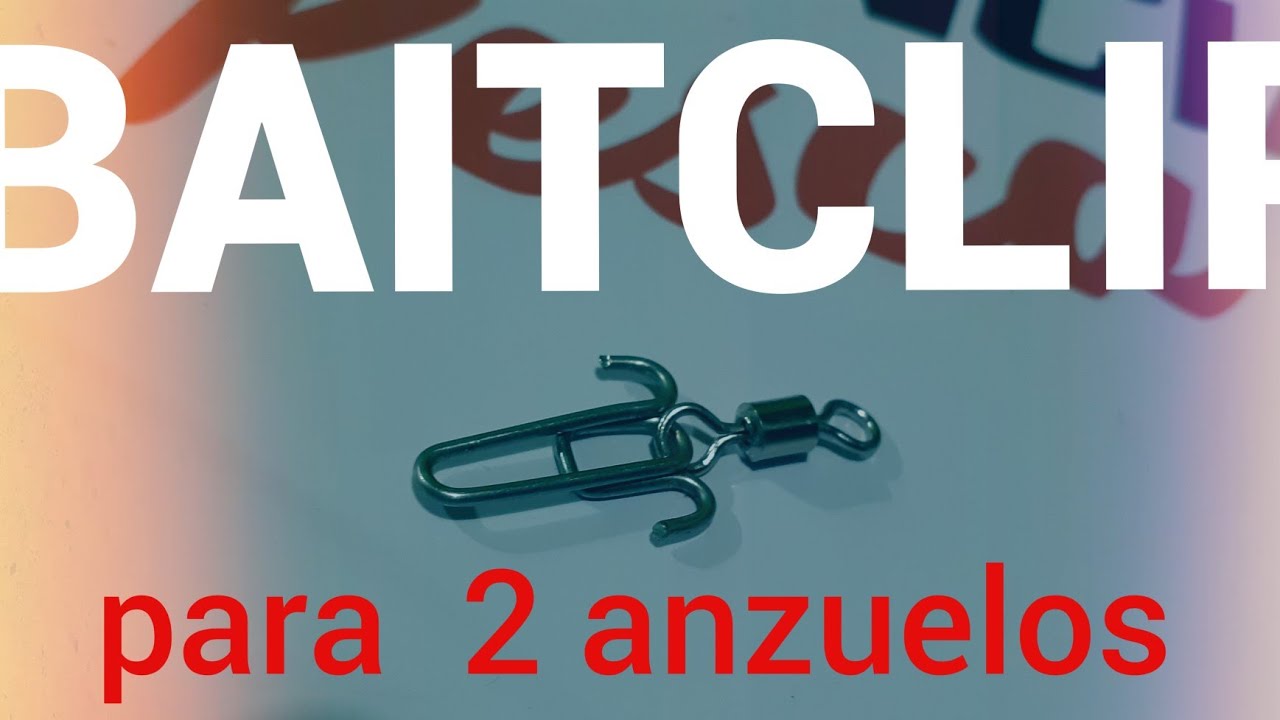 BAITCLIPS PARA LINEAS DE DOS ANZUELOS.. hacelos vos te mostramos como!!