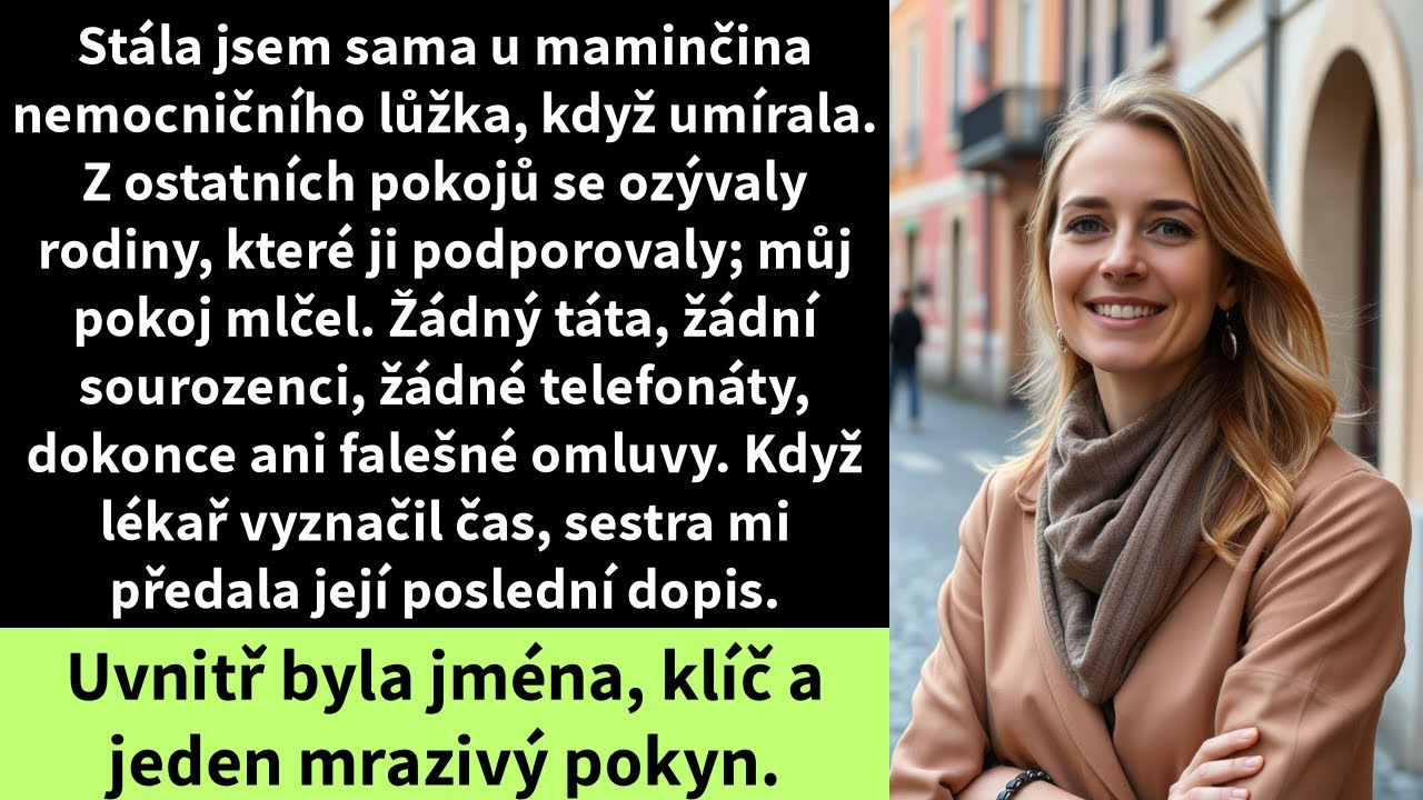 Celá naše lékařská rodina – čtyřicet sedm chirurgů, ředitelů a specialistů – nechala maminku umírat samotnou, protože už nemohla podpořit jejich kariéru. Můj bratr Markus zrovna prováděl svou...