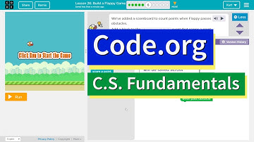 Build a Flappy Game CS Express Lesson 26.6 Code.org Tutorial with Answers