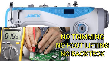 how to repair not work trimmer, foot and backteck solenoid of jack A4 and A3 control in urdu Hindi
