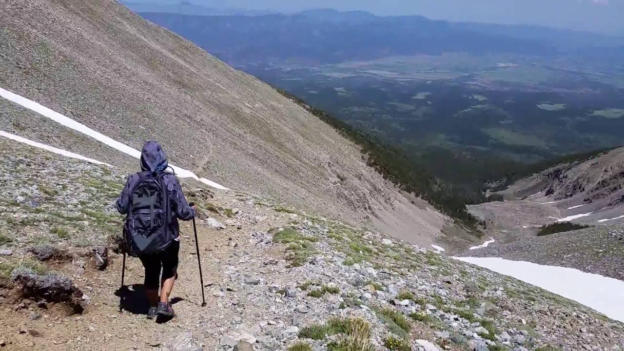 Mt. Shavano descent with Jenny