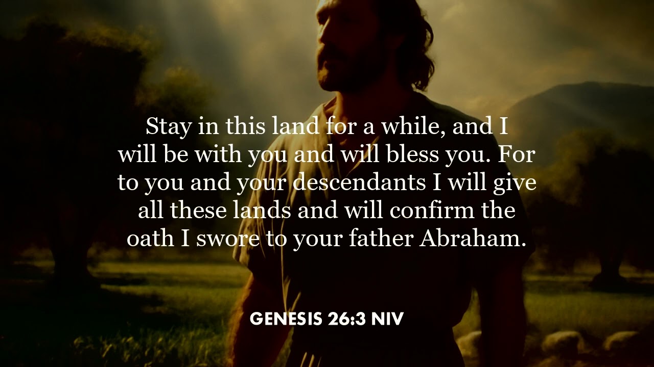 Genesis 26:3 (NIV)