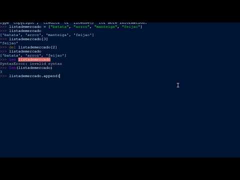 Aprenda a Programar em Python - Aula - 04 - Listas 101