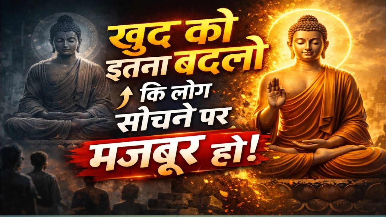 खुद को इतना बदलो कि लोग सोचने पर मजबूर हो | बुद्ध की प्रेरणादायक वाणी 2026