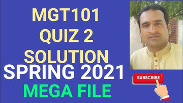 mgt101 quiz 2 solution spring 2021 mega file