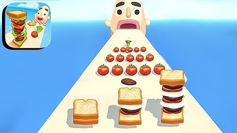 sandwich 🍔 run new tiktok iOS trailer gameplay. #sandwichrunner