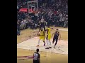 Jake LaRavia with the layup in transition - Lakers vs Cavaliers January 28, 2026
