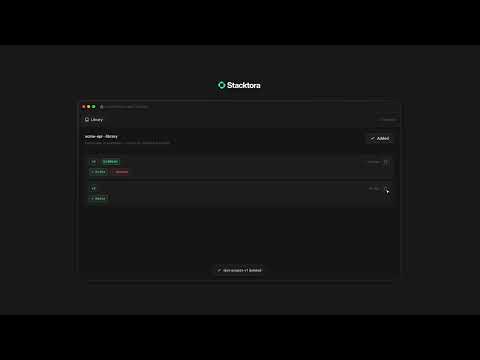 Stacktora — Bootstrap your stack. Once. Everywhere. — Start free, Ship today → stacktora.com