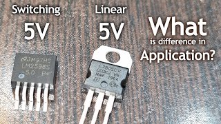 What is difference between switching and linear regulators?