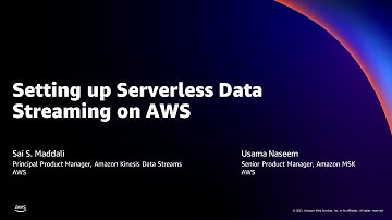 Setting up Serverless Streaming Data on AWS - AWS Online Tech Talks