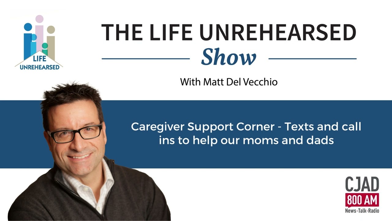 Caregiver Support Corner - Texts and call ins to help our moms and dads