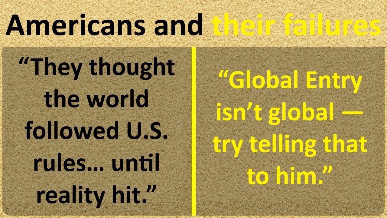 When American Logic Hits International Airports… Chaos Ensues