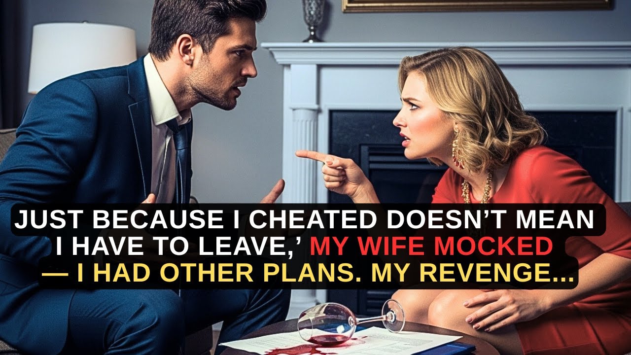 Just Because I Cheated Doesn’t Mean I Have To Leave,’ My Wife Mocked — I Had Other Plans. My Revenge