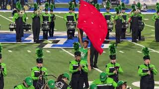 2025 Marshall University marching thunder band through the years,  following the MTSU￼ game