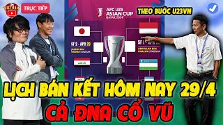 🔴Lịch Trực Tiếp Bóng Đá Hôm Nay 29/4: Bán Kết U23 Châu Á, U23 Indo vs U23 Uzbekistan