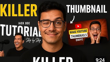 Make Killer Thumbnails Easy (ChatGPT Tutorial) | How to Create YouTube Thumbnails with AI