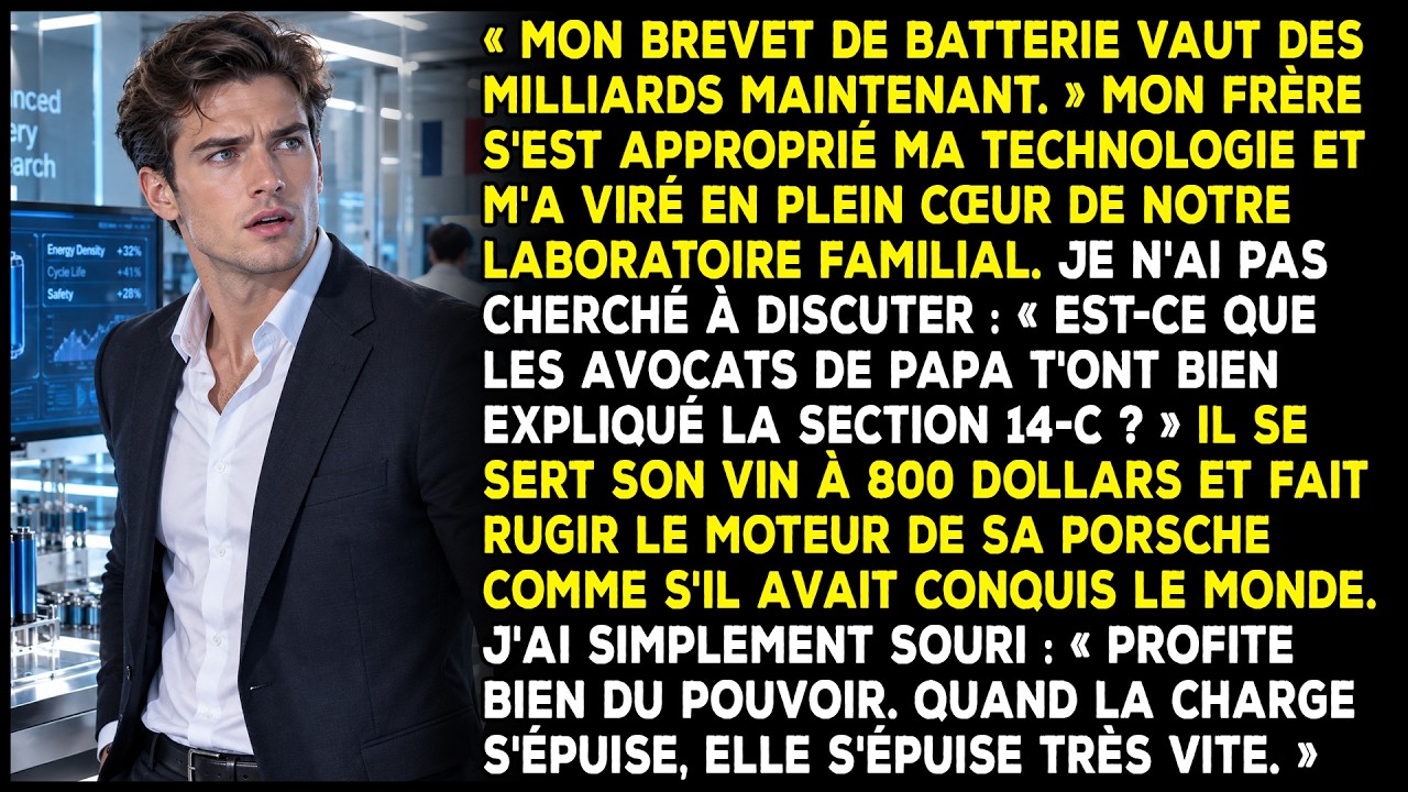J'ai posé mon badge sur le lecteur, comme tous les matins depuis dix ans, et un voyant rouge s'est allumé. La porte est restée verrouillée. J'étais l'ingénieur en chef, celui qui avait conçu ce...