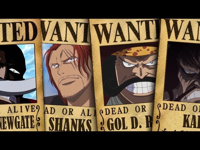 Why does Gold D D. Roger have the highest bounty and not Kaido as