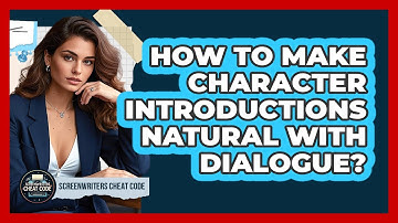 How To Make Character Introductions Natural With Dialogue?