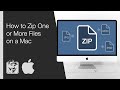 How to Zip One or More Files on a Mac