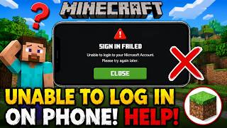Fix Minecraft Sign In Failed Error on Phone | Microsoft Account Login Not Working