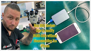 REVIEWS - iBOX MINI REVIEW - HOW TO MODIFY NAND-DATA WITHOUT DISASSEMBLING THE iPHONE