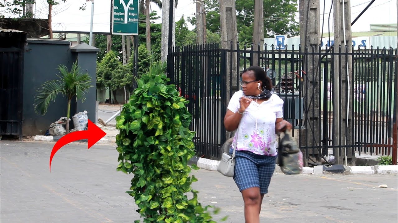 She was taken by Surprised! New Bushman Prank 2023 