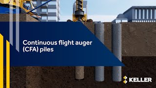 3D animation | Continuous Flight Auger (CFA) piles | Keller Wealth