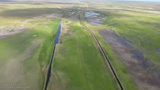 Большая вода через канал Соколок направляется в Каспий#каспий#каналсоколок#kazinform