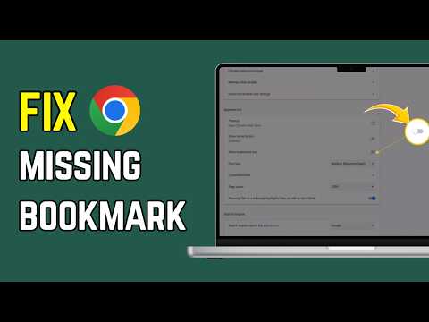 How To Fix Missing Bookmarks in Google Chrome (2026 Fix Guide)