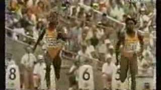 Womens 100m final from Barcelona