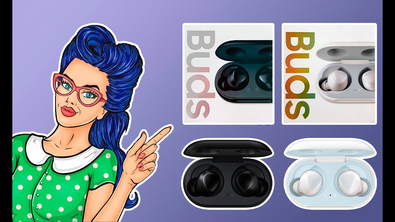 Наушники беспроводные SM-R170 Galaxy Buds (Blue & Black)