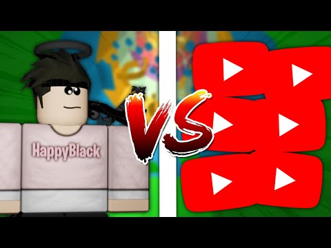 HappyBlack VS 6 God Youtubers [TOWER OF HELL!]