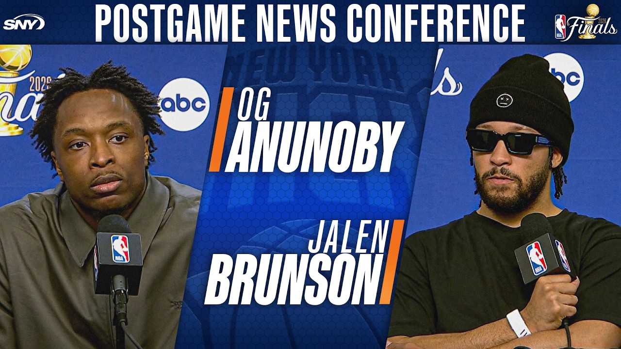 OG Anunoby on game-winning putback, Jalen Brunson on Knicks' crazy comeback in Game 4 of NBA Finals