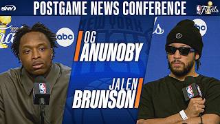 OG Anunoby on game-winning putback, Jalen Brunson on Knicks' crazy comeback in Game 4 of NBA Finals