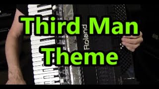 Roland 8x digital accordion, Third Man Theme, Dale Mathis Accordion